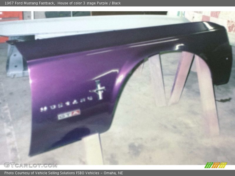 House of color 3 stage Purple / Black 1967 Ford Mustang Fastback