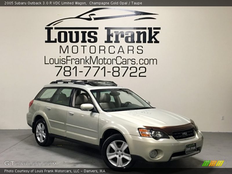 Champagne Gold Opal / Taupe 2005 Subaru Outback 3.0 R VDC Limited Wagon