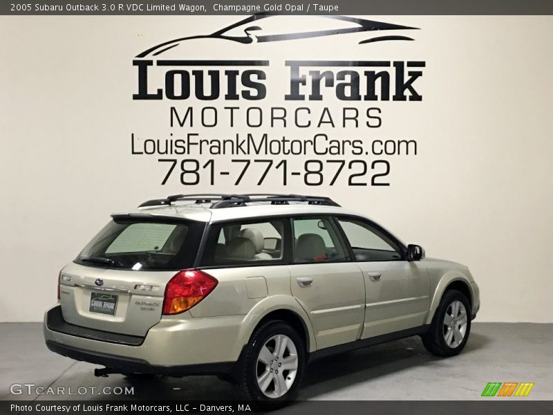 Champagne Gold Opal / Taupe 2005 Subaru Outback 3.0 R VDC Limited Wagon