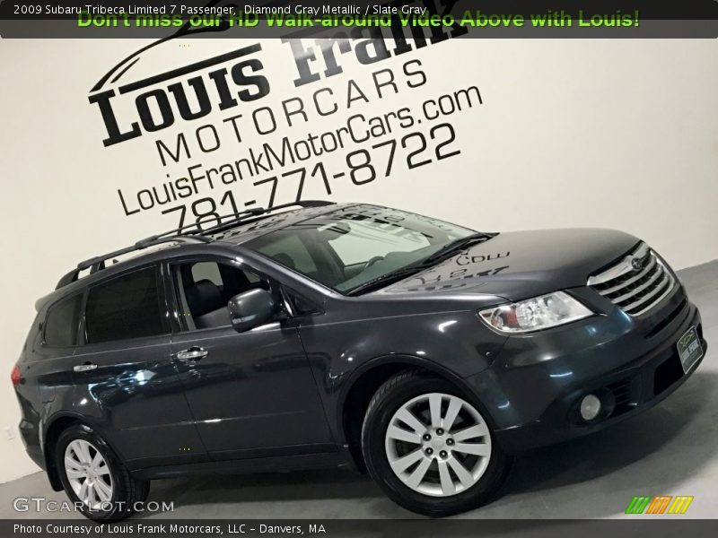 Diamond Gray Metallic / Slate Gray 2009 Subaru Tribeca Limited 7 Passenger