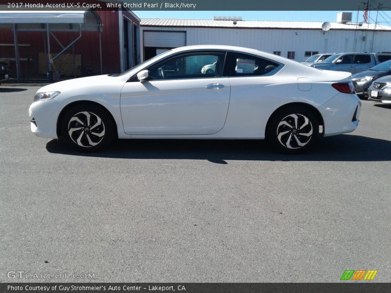 White Orchid Pearl / Black/Ivory 2017 Honda Accord LX-S Coupe
