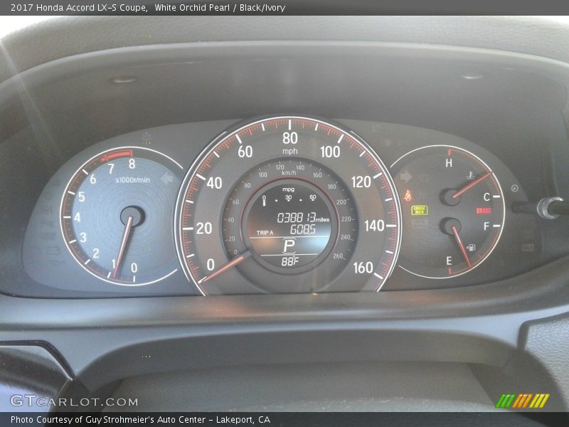 White Orchid Pearl / Black/Ivory 2017 Honda Accord LX-S Coupe