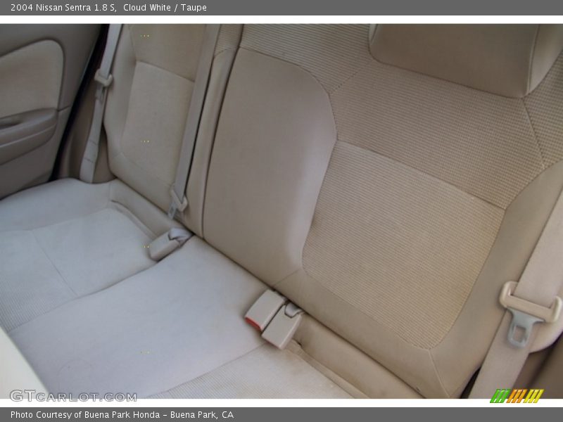 Rear Seat of 2004 Sentra 1.8 S