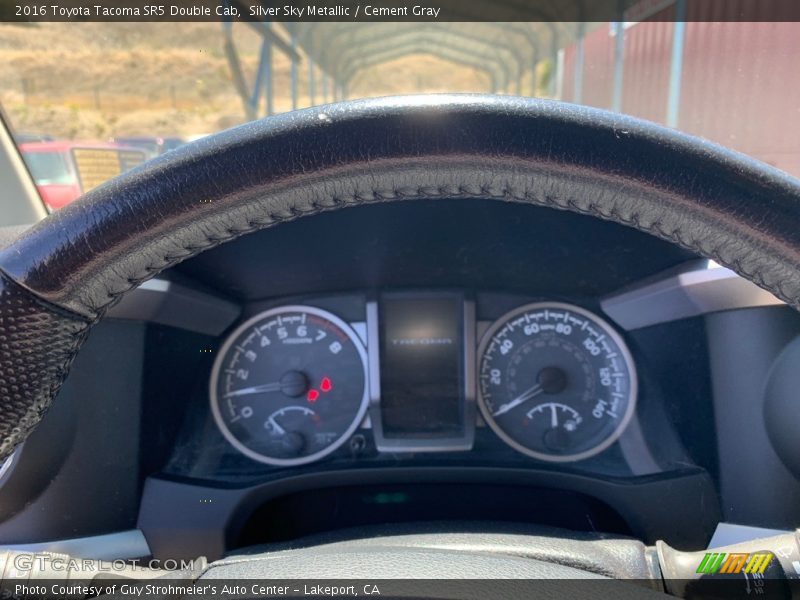 Silver Sky Metallic / Cement Gray 2016 Toyota Tacoma SR5 Double Cab