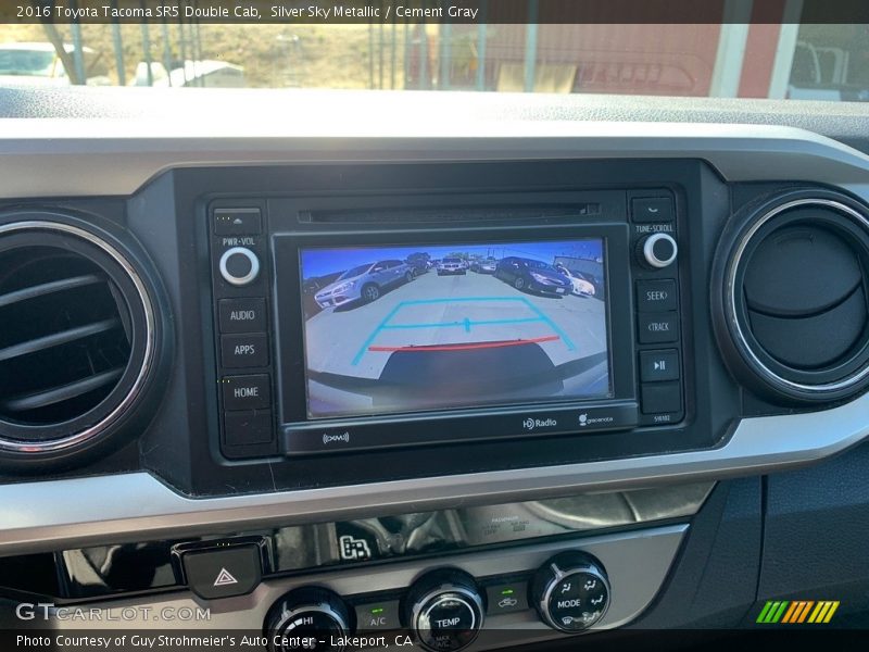 Silver Sky Metallic / Cement Gray 2016 Toyota Tacoma SR5 Double Cab