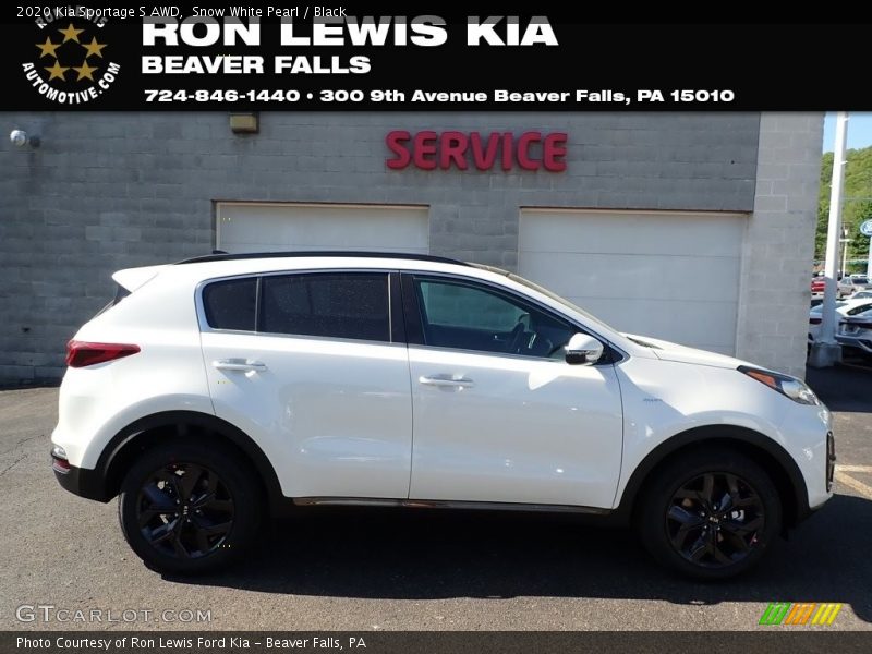 Snow White Pearl / Black 2020 Kia Sportage S AWD