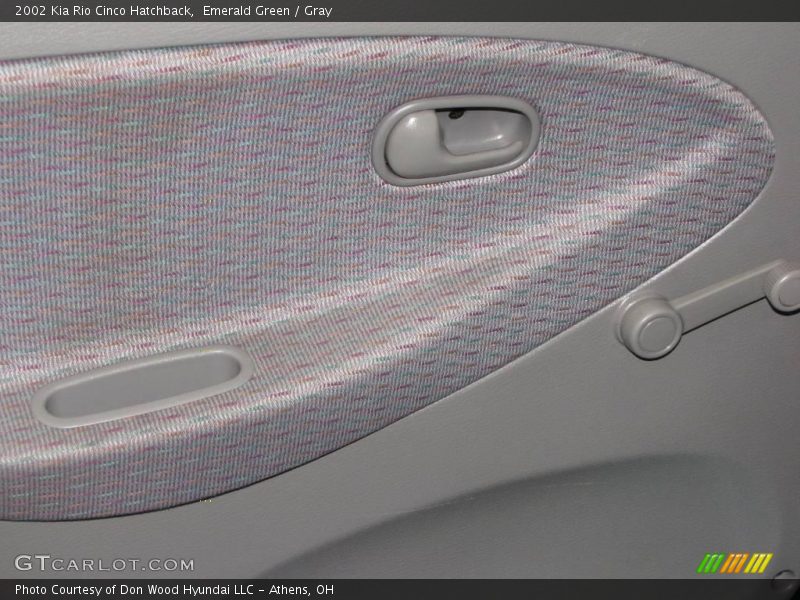 Emerald Green / Gray 2002 Kia Rio Cinco Hatchback