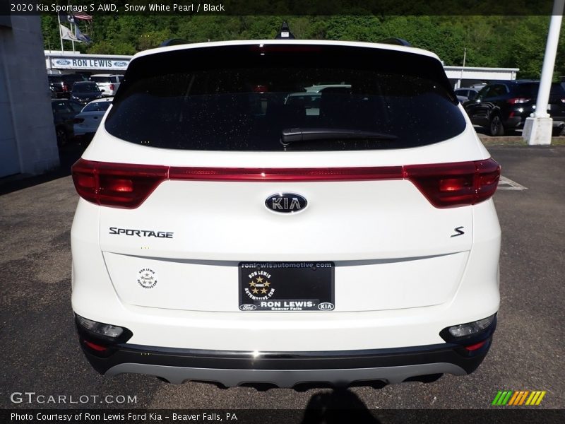 Snow White Pearl / Black 2020 Kia Sportage S AWD