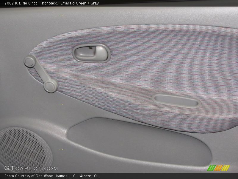 Emerald Green / Gray 2002 Kia Rio Cinco Hatchback