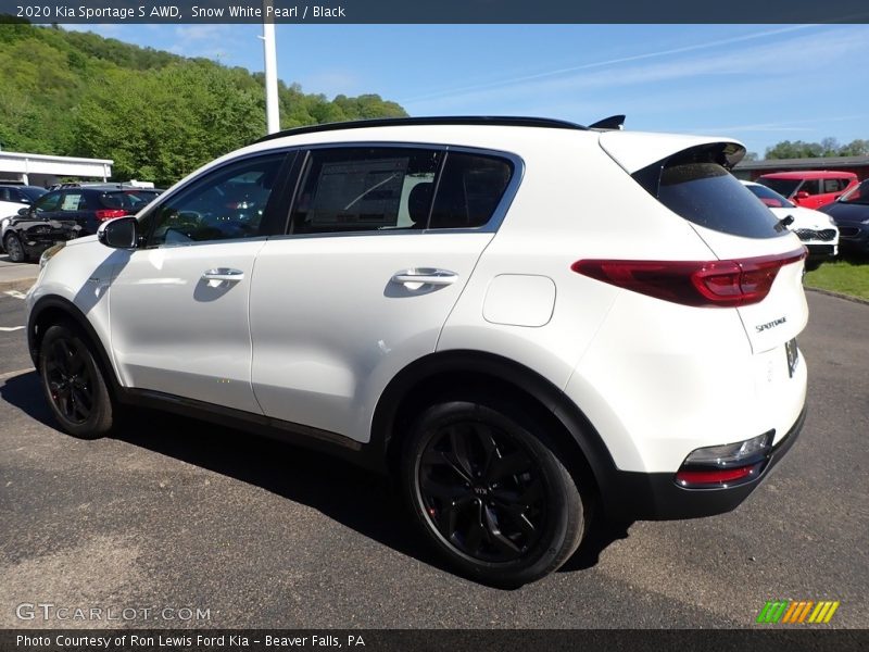 Snow White Pearl / Black 2020 Kia Sportage S AWD