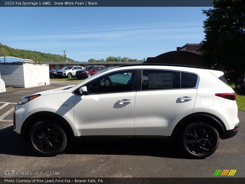 Snow White Pearl / Black 2020 Kia Sportage S AWD