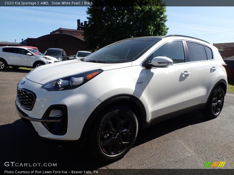 Snow White Pearl / Black 2020 Kia Sportage S AWD