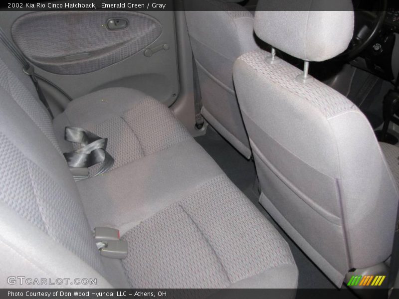 Emerald Green / Gray 2002 Kia Rio Cinco Hatchback
