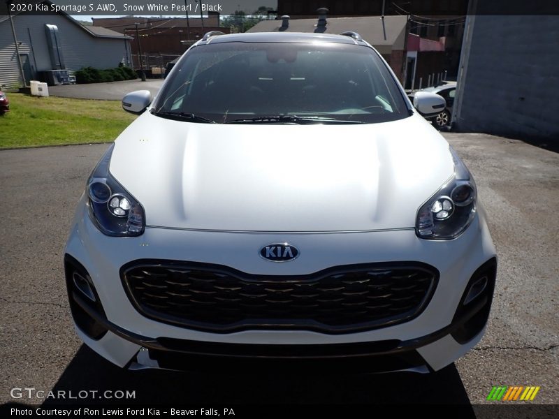 Snow White Pearl / Black 2020 Kia Sportage S AWD