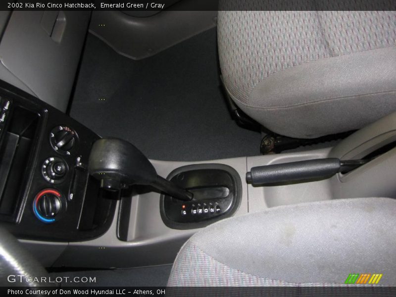 Emerald Green / Gray 2002 Kia Rio Cinco Hatchback