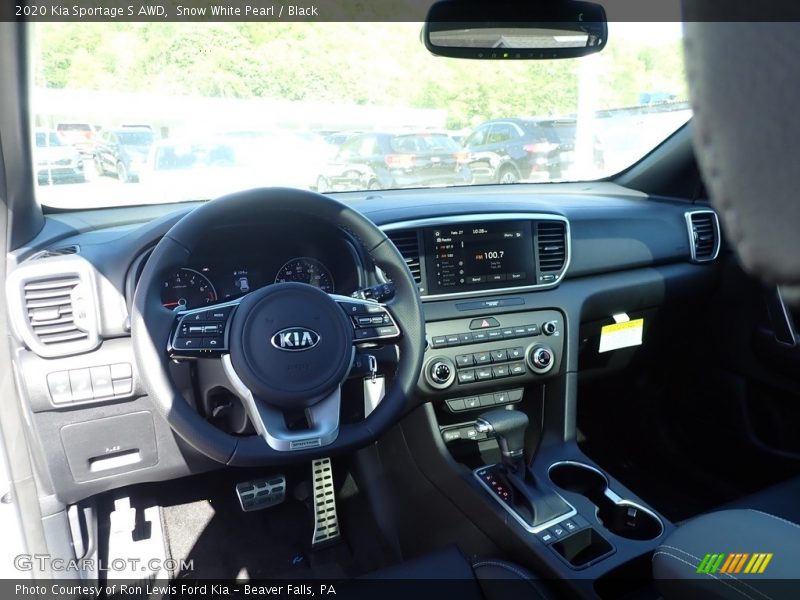Snow White Pearl / Black 2020 Kia Sportage S AWD
