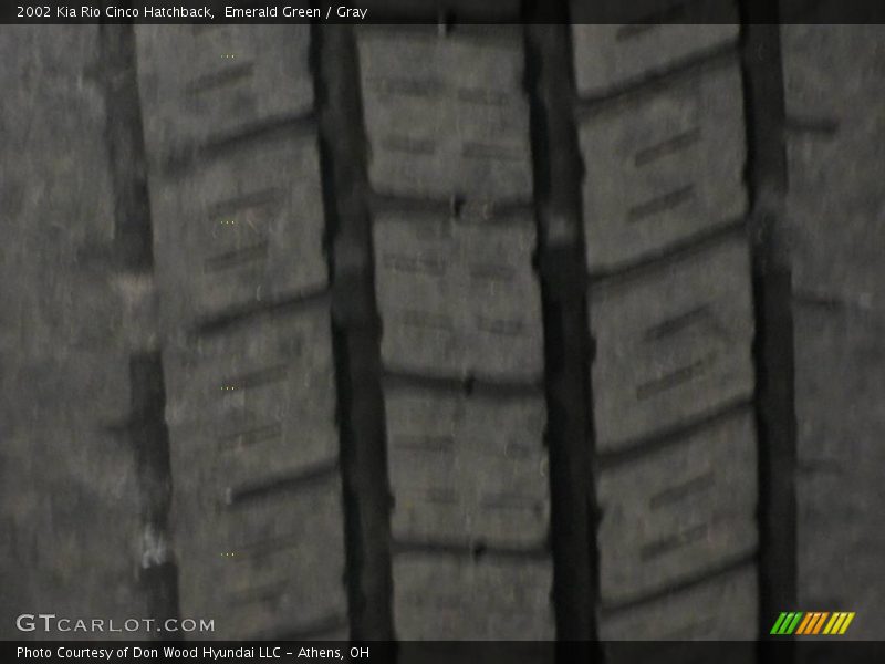 Emerald Green / Gray 2002 Kia Rio Cinco Hatchback