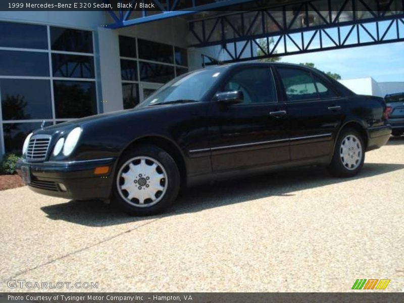 Black / Black 1999 Mercedes-Benz E 320 Sedan