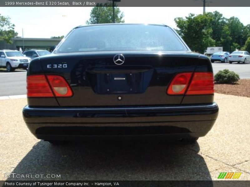Black / Black 1999 Mercedes-Benz E 320 Sedan