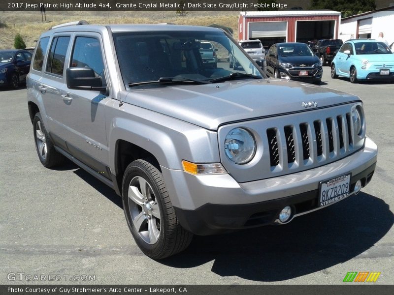 Granite Crystal Metallic / Dark Slate Gray/Light Pebble Beige 2017 Jeep Patriot High Altitude 4x4