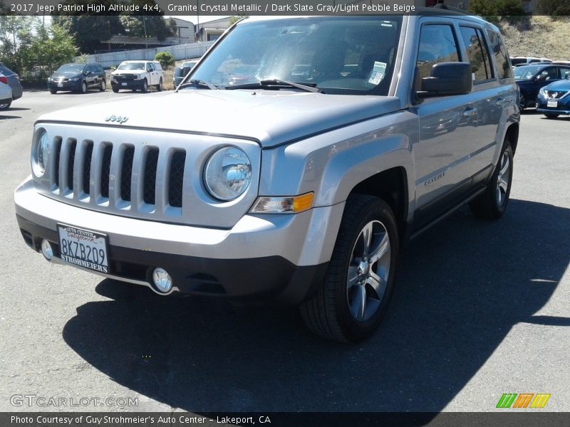 Granite Crystal Metallic / Dark Slate Gray/Light Pebble Beige 2017 Jeep Patriot High Altitude 4x4