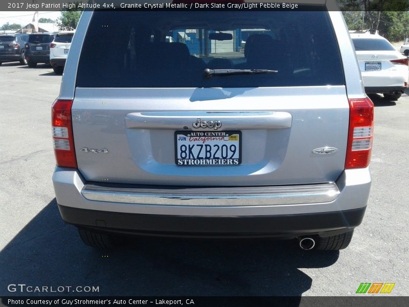 Granite Crystal Metallic / Dark Slate Gray/Light Pebble Beige 2017 Jeep Patriot High Altitude 4x4