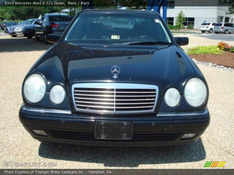 Black / Black 1999 Mercedes-Benz E 320 Sedan