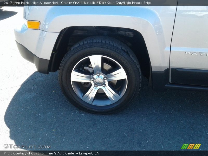 Granite Crystal Metallic / Dark Slate Gray/Light Pebble Beige 2017 Jeep Patriot High Altitude 4x4