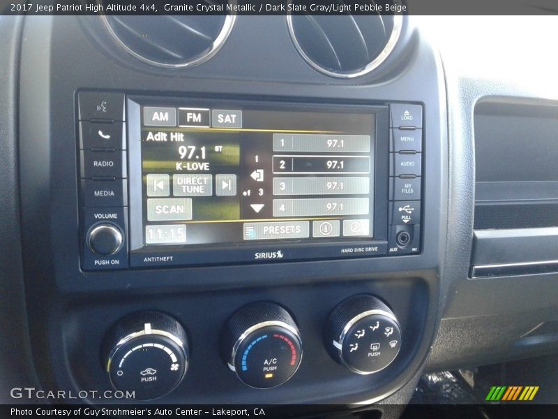 Granite Crystal Metallic / Dark Slate Gray/Light Pebble Beige 2017 Jeep Patriot High Altitude 4x4