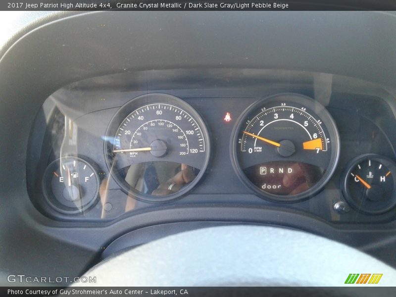 Granite Crystal Metallic / Dark Slate Gray/Light Pebble Beige 2017 Jeep Patriot High Altitude 4x4