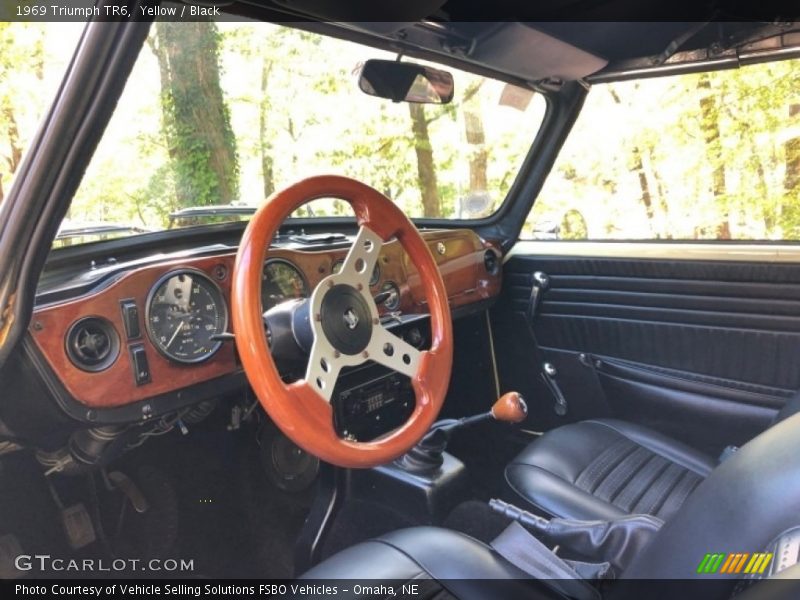 Dashboard of 1969 TR6 