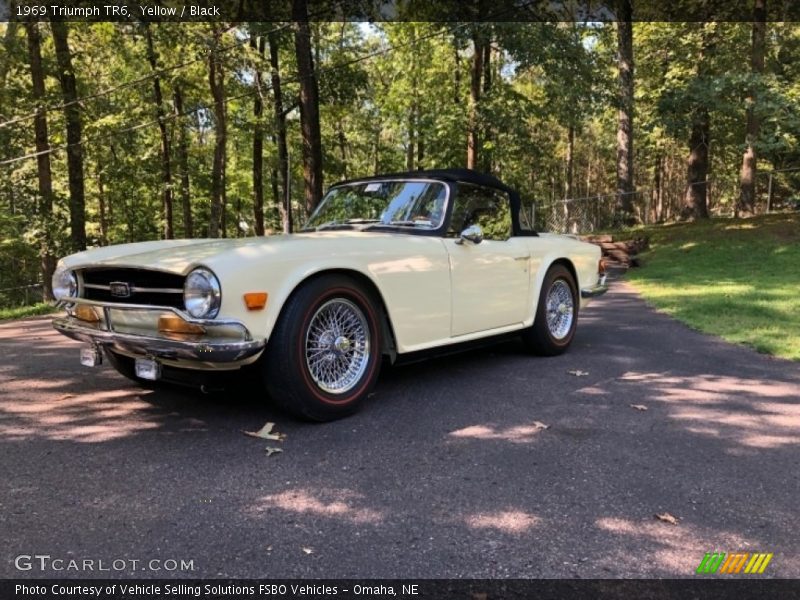 Front 3/4 View of 1969 TR6 