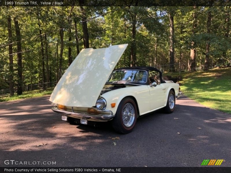 Yellow / Black 1969 Triumph TR6