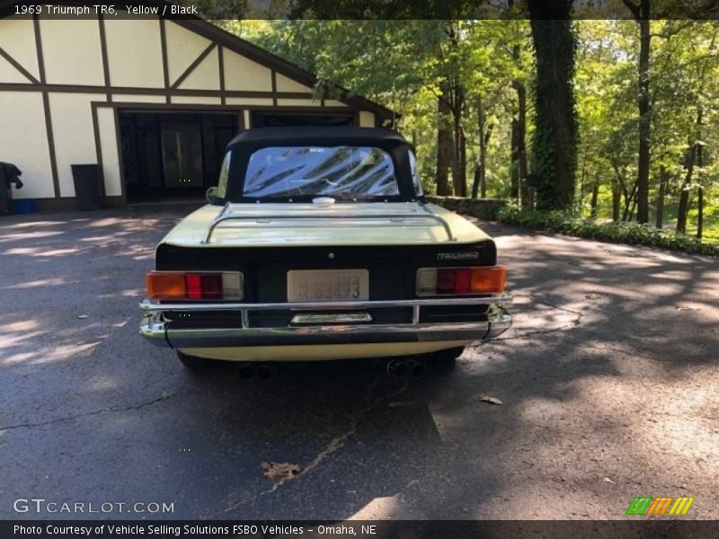 Yellow / Black 1969 Triumph TR6