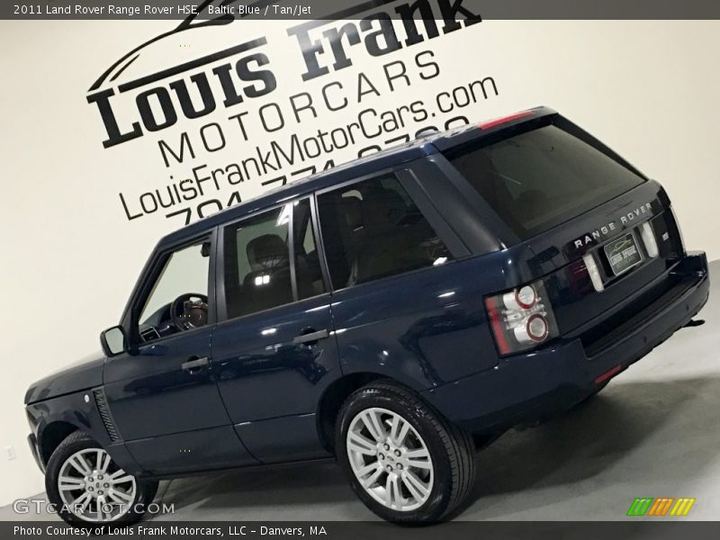 Baltic Blue / Tan/Jet 2011 Land Rover Range Rover HSE