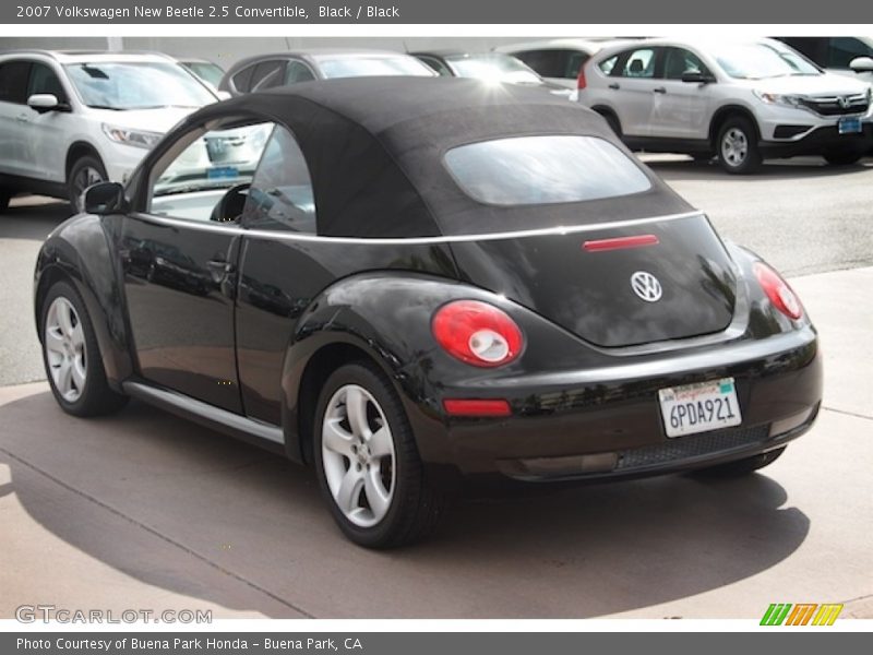 Black / Black 2007 Volkswagen New Beetle 2.5 Convertible