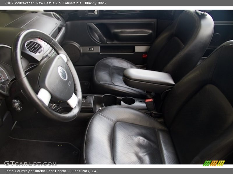 Black / Black 2007 Volkswagen New Beetle 2.5 Convertible