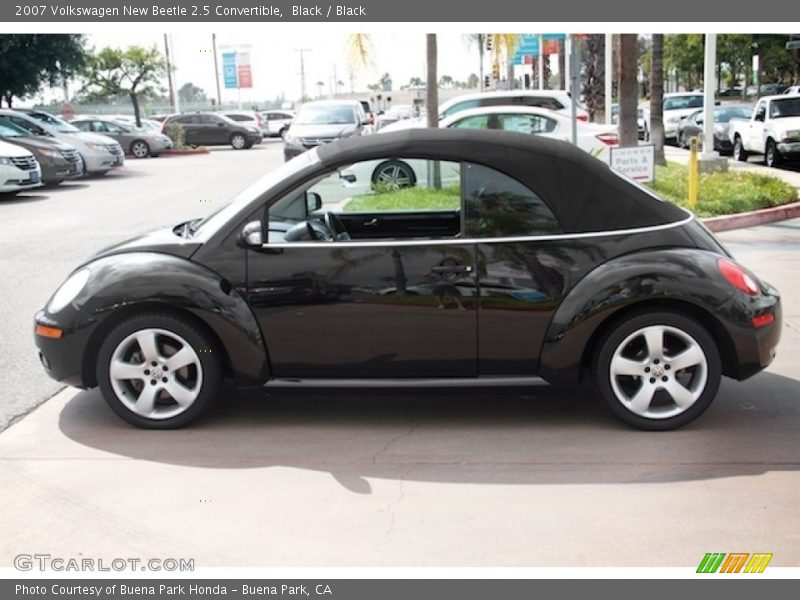 Black / Black 2007 Volkswagen New Beetle 2.5 Convertible