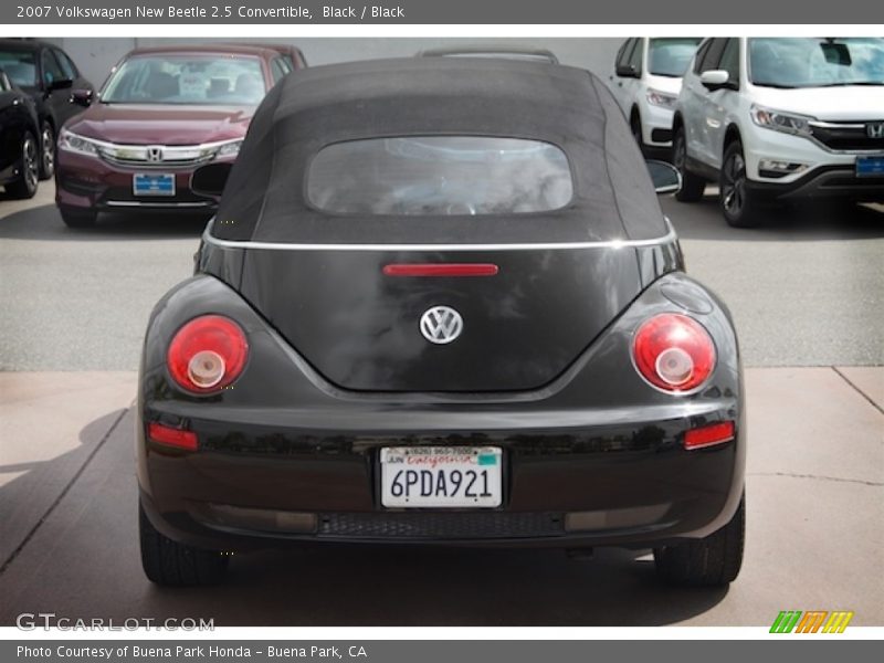 Black / Black 2007 Volkswagen New Beetle 2.5 Convertible
