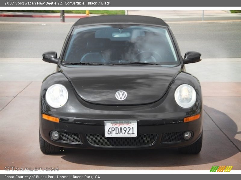 Black / Black 2007 Volkswagen New Beetle 2.5 Convertible