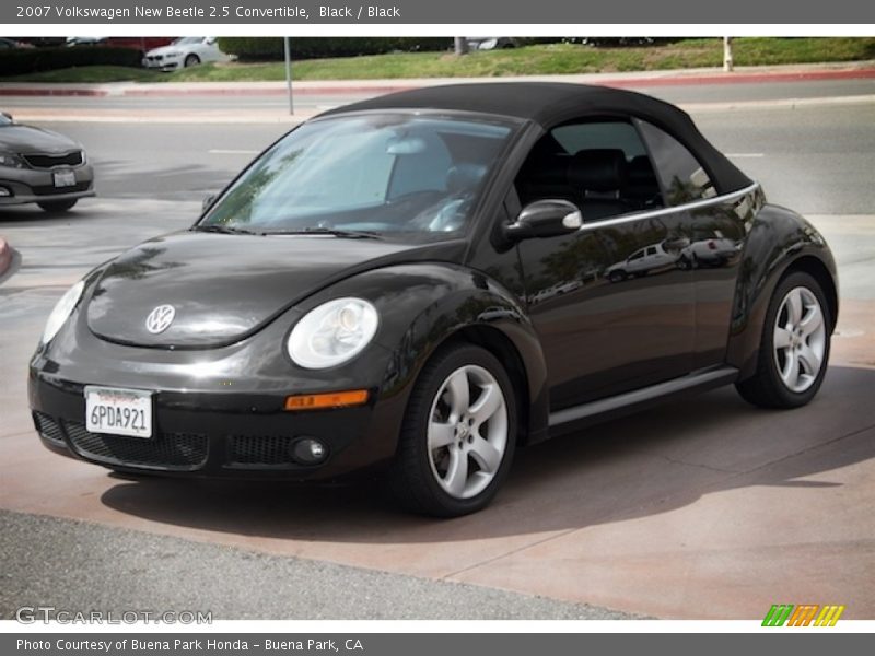 Black / Black 2007 Volkswagen New Beetle 2.5 Convertible