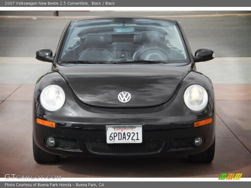 Black / Black 2007 Volkswagen New Beetle 2.5 Convertible