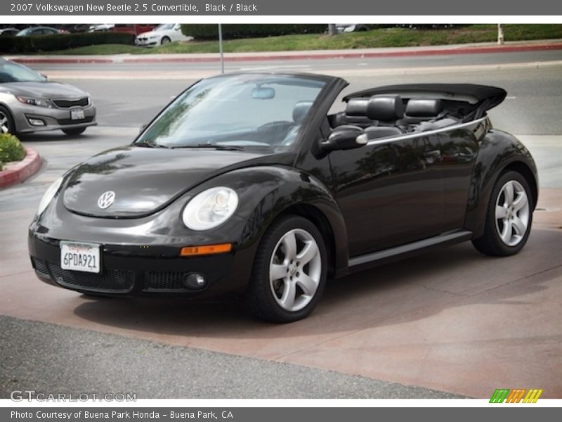 Black / Black 2007 Volkswagen New Beetle 2.5 Convertible
