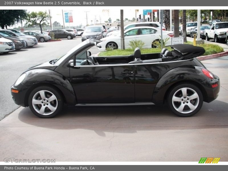 Black / Black 2007 Volkswagen New Beetle 2.5 Convertible