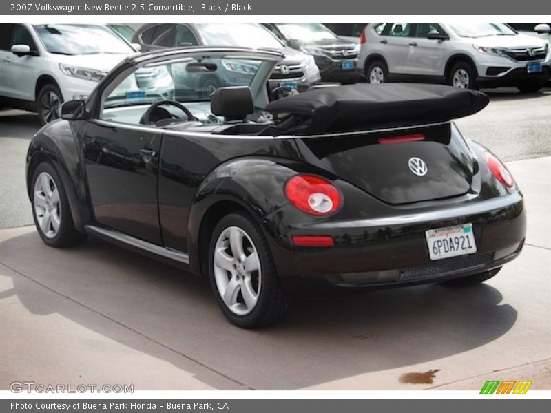 Black / Black 2007 Volkswagen New Beetle 2.5 Convertible
