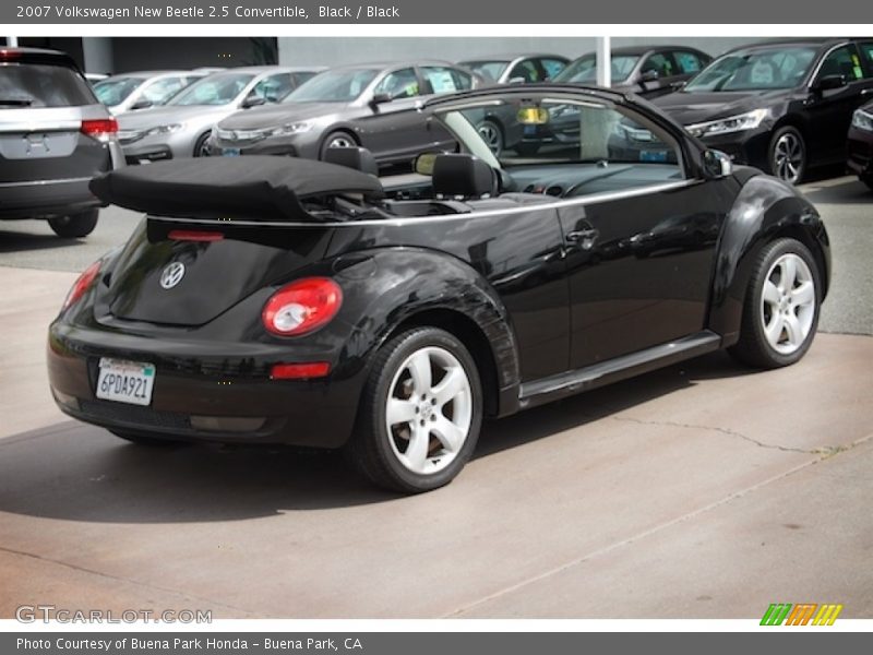 Black / Black 2007 Volkswagen New Beetle 2.5 Convertible