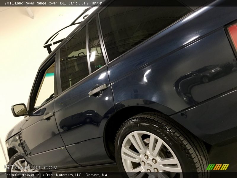 Baltic Blue / Tan/Jet 2011 Land Rover Range Rover HSE