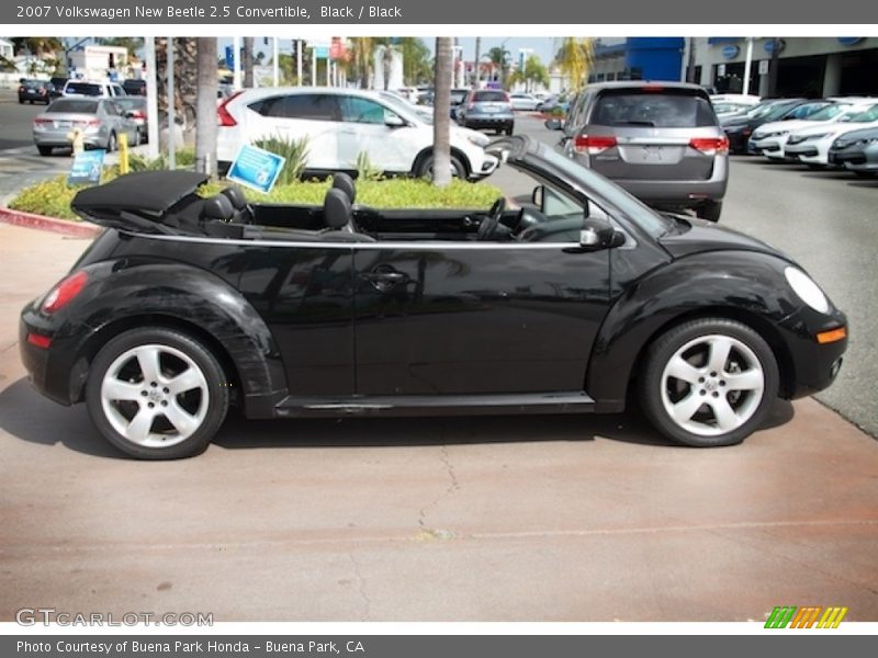 Black / Black 2007 Volkswagen New Beetle 2.5 Convertible