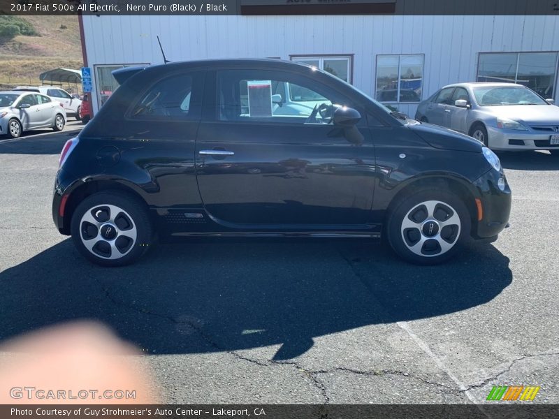 Nero Puro (Black) / Black 2017 Fiat 500e All Electric