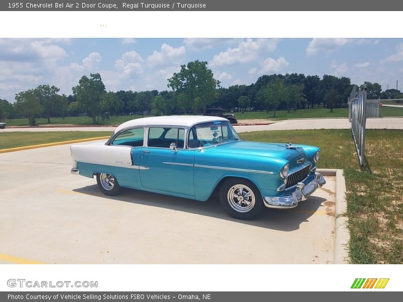 Regal Turquoise / Turquoise 1955 Chevrolet Bel Air 2 Door Coupe